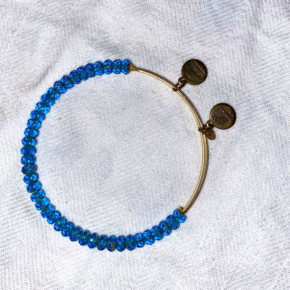 Blue Alex and Ani Bracelet